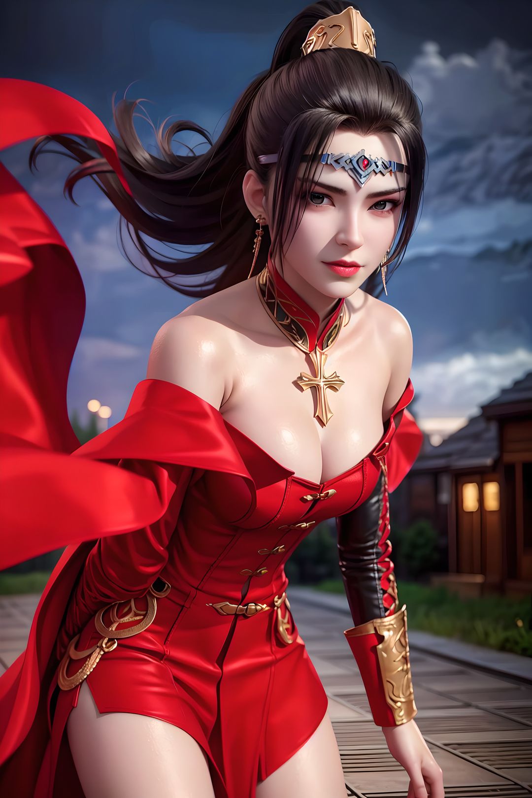 [AI绘画]国漫女主.姜立.云曦.元瑶.南宫婉.妍丽.媚儿.方清雪.李寒衣.流风霜.狠人大帝.红凰.白冰岚第08话