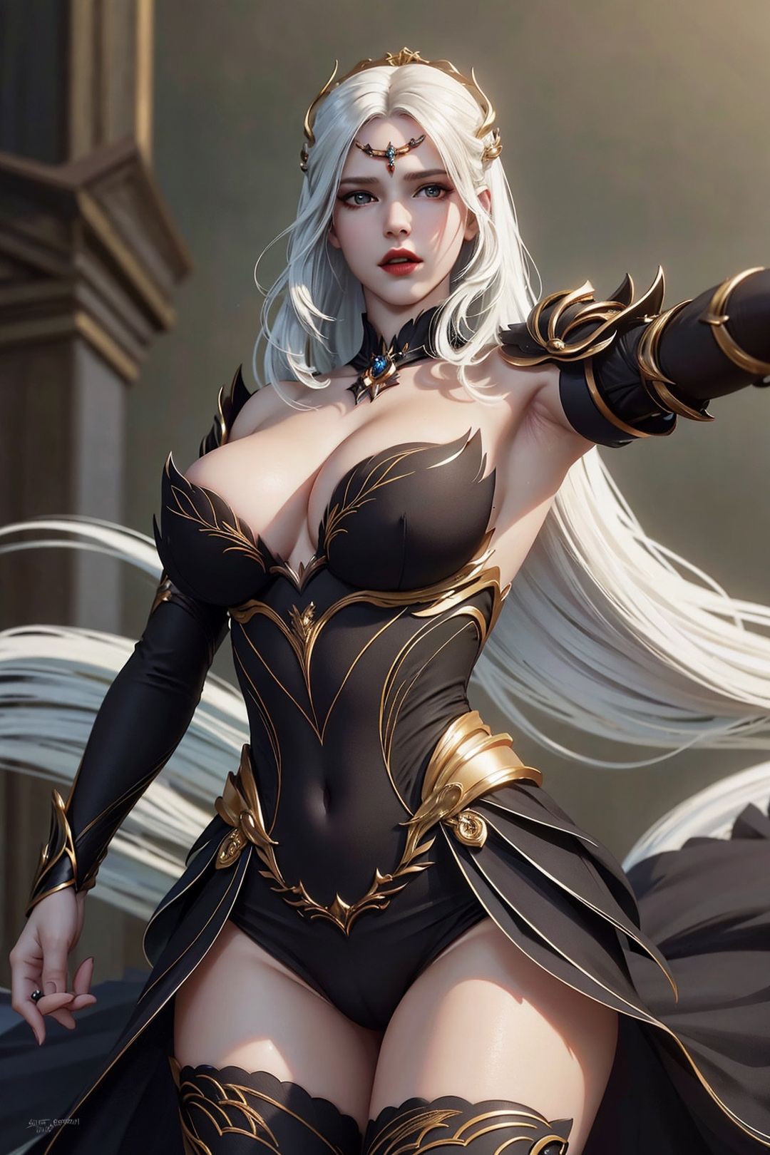 [AI绘画]国漫斗罗大陆女主-小舞.千仞雪.白沈香.胡列娜.波赛西.朱竹清.宁荣荣.阿银第07话