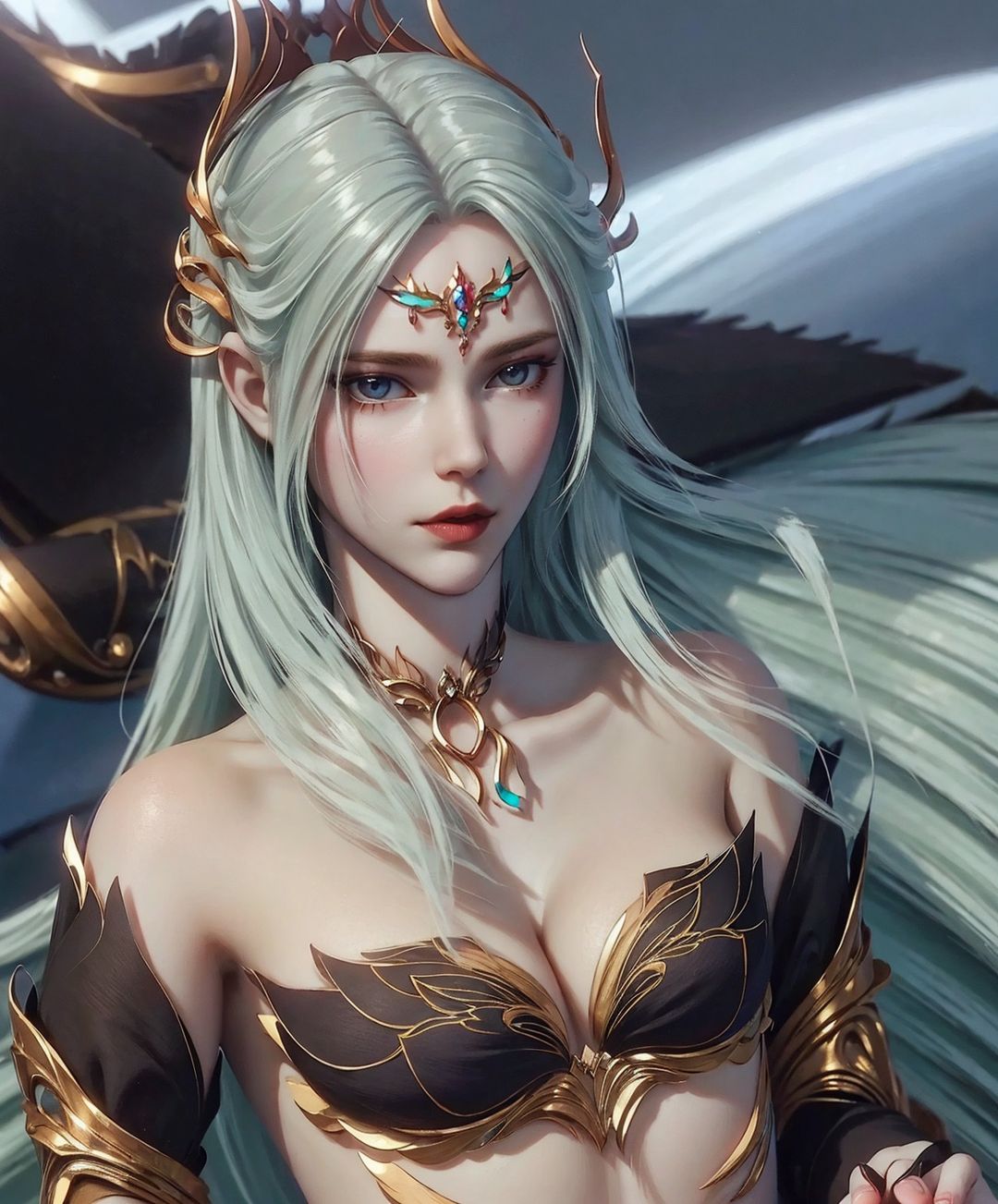 [AI绘画]国漫斗罗大陆女主-小舞.千仞雪.白沈香.胡列娜.波赛西.朱竹清.宁荣荣.阿银第07话