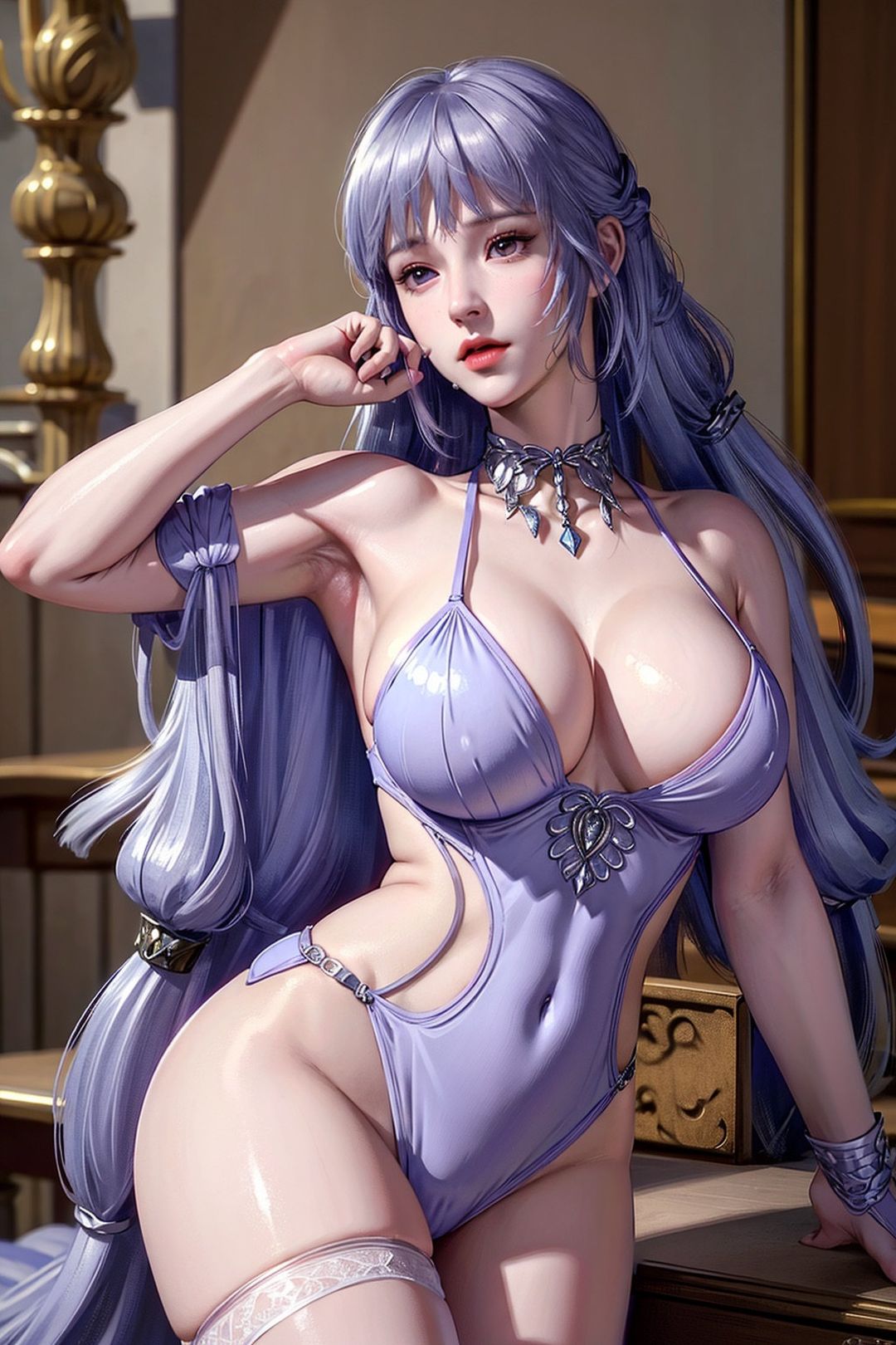 [AI绘画]国漫斗罗大陆女主-小舞.千仞雪.白沈香.胡列娜.波赛西.朱竹清.宁荣荣.阿银第09话