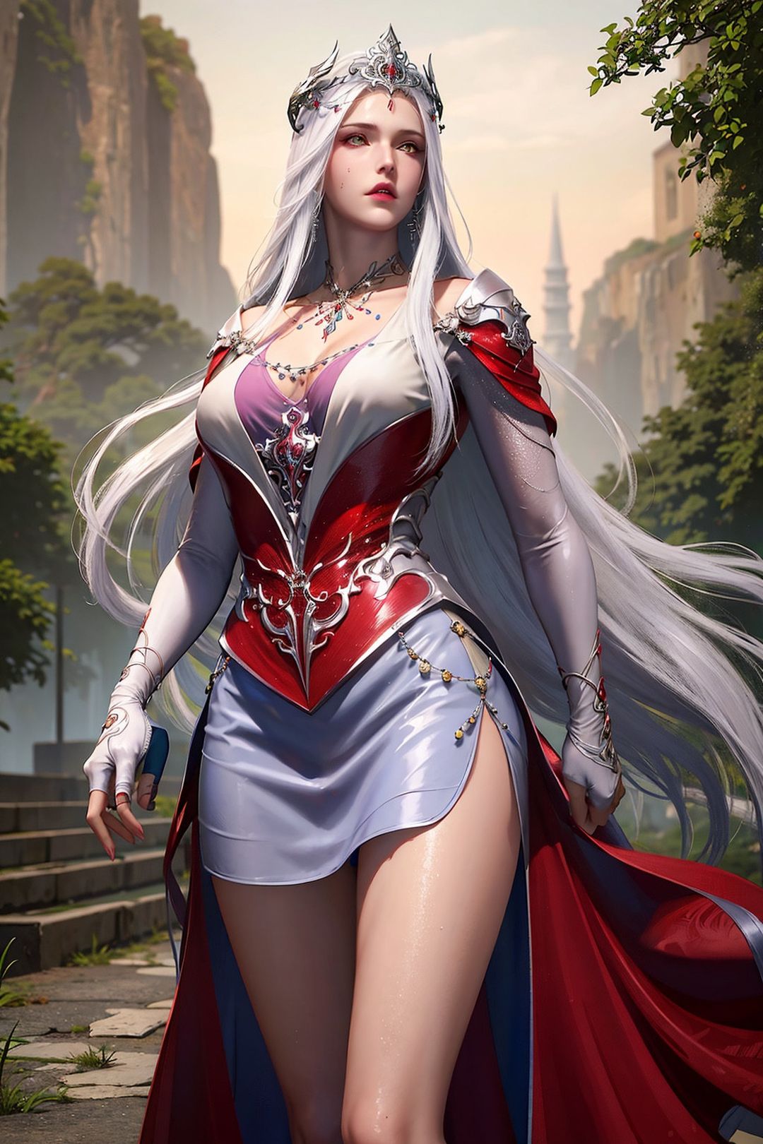 [AI绘画]国漫斗罗大陆女主-小舞.千仞雪.白沈香.胡列娜.波赛西.朱竹清.宁荣荣.阿银第12话