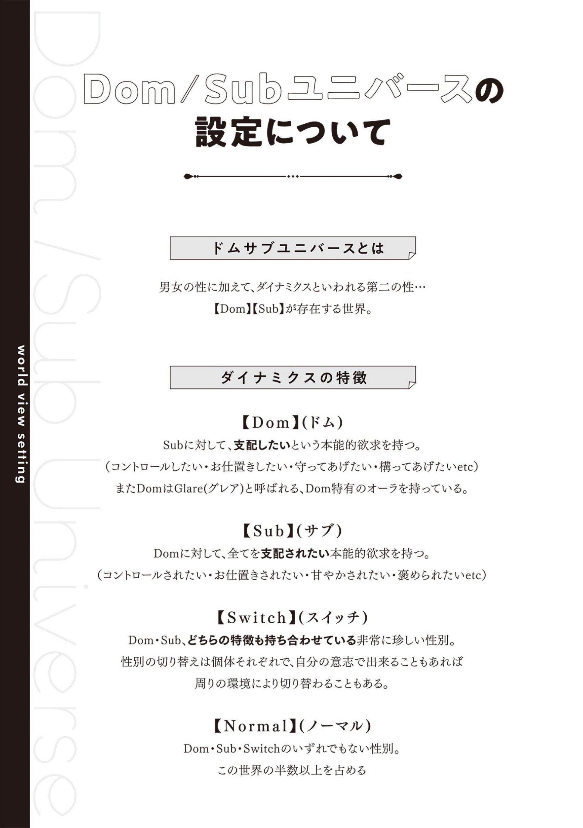 [アンソロジー]DomSubユニバースBL[アンソロジー]DomSubユニバースBL