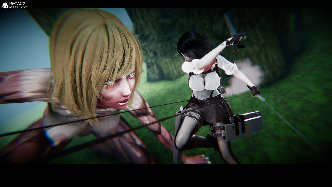 [3D]进击的巨人之败北的少女第02话