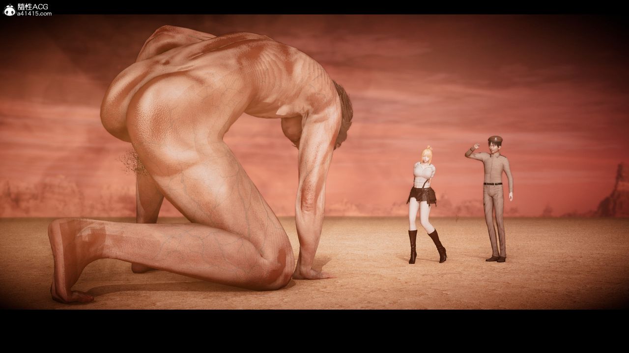 [3D]进击的巨人之败北的少女第08话