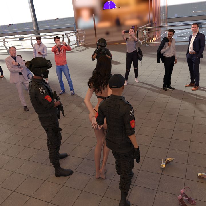 [3D]女特务被捕01-03+外传+设定集02-女教师落网