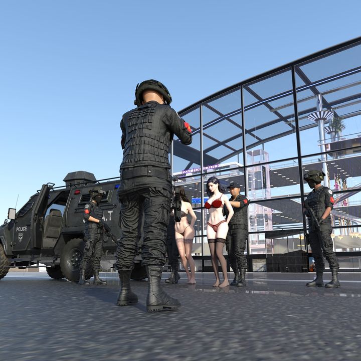 [3D]女特务被捕01-03+外传+设定集02-女教师落网