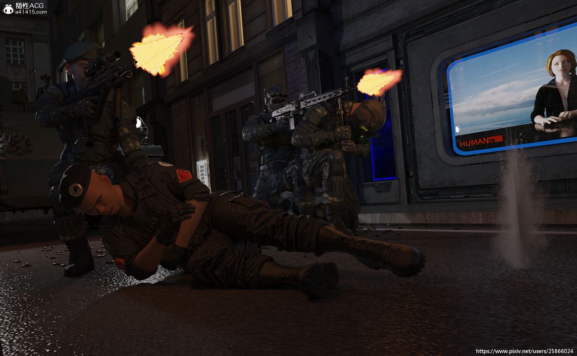 [3D]女特务被捕01-03+外传+设定集外传-玫瑰特勤队-艾伊尔行动