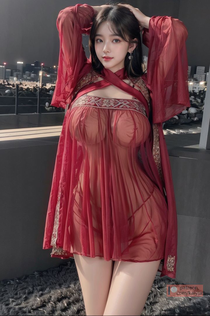 [AI绘画]BenBen_巨乳.黑丝.露出第11话-最终话