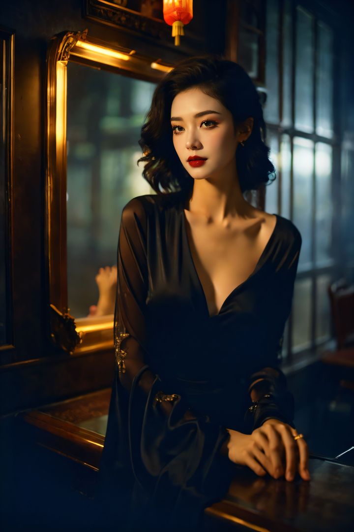 [AI绘画]极品身材_巨乳.黑丝第10话