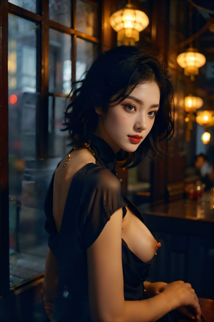 [AI绘画]极品身材_巨乳.黑丝第10话