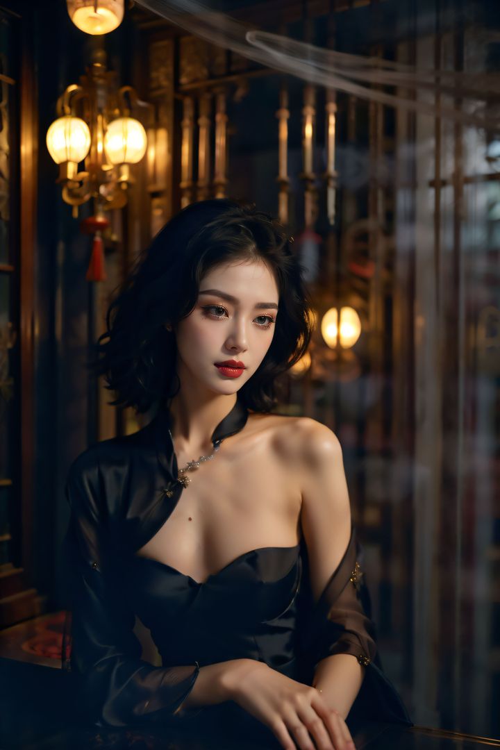 [AI绘画]极品身材_巨乳.黑丝第11话-最终话