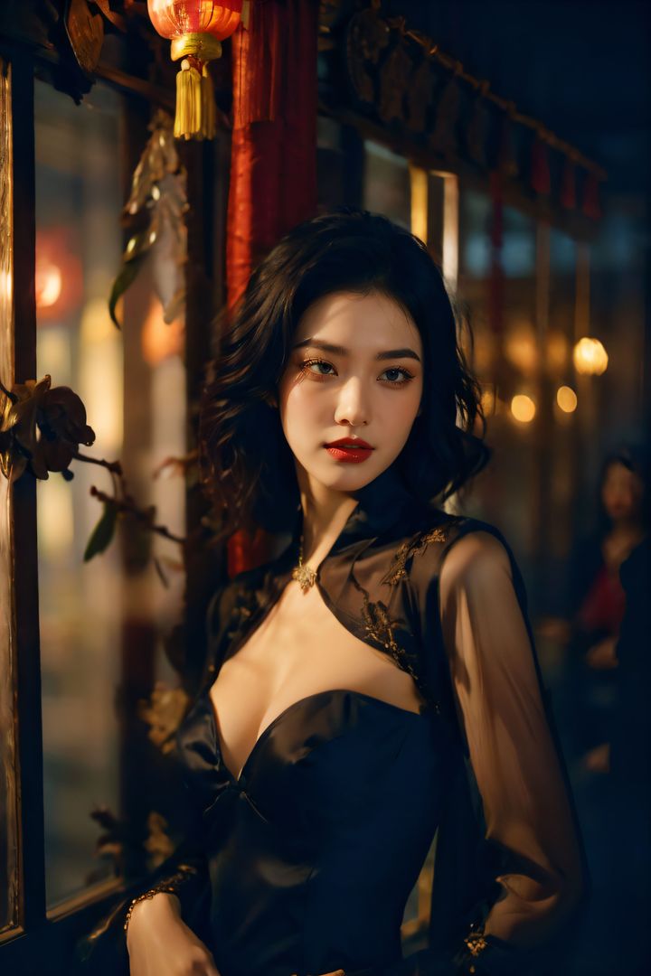 [AI绘画]极品身材_巨乳.黑丝第11话-最终话