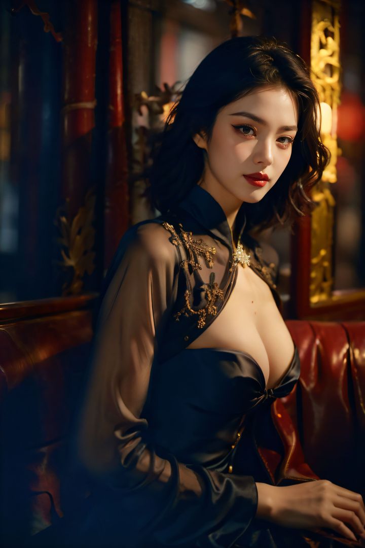 [AI绘画]极品身材_巨乳.黑丝第11话-最终话