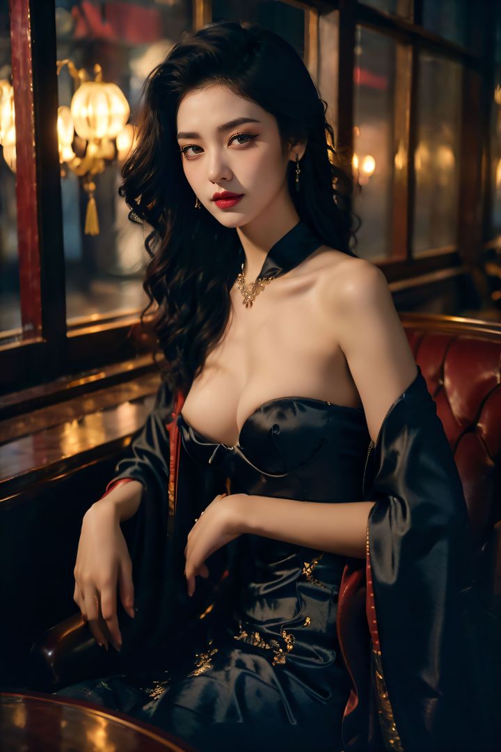 [AI绘画]极品身材_巨乳.黑丝第11话-最终话