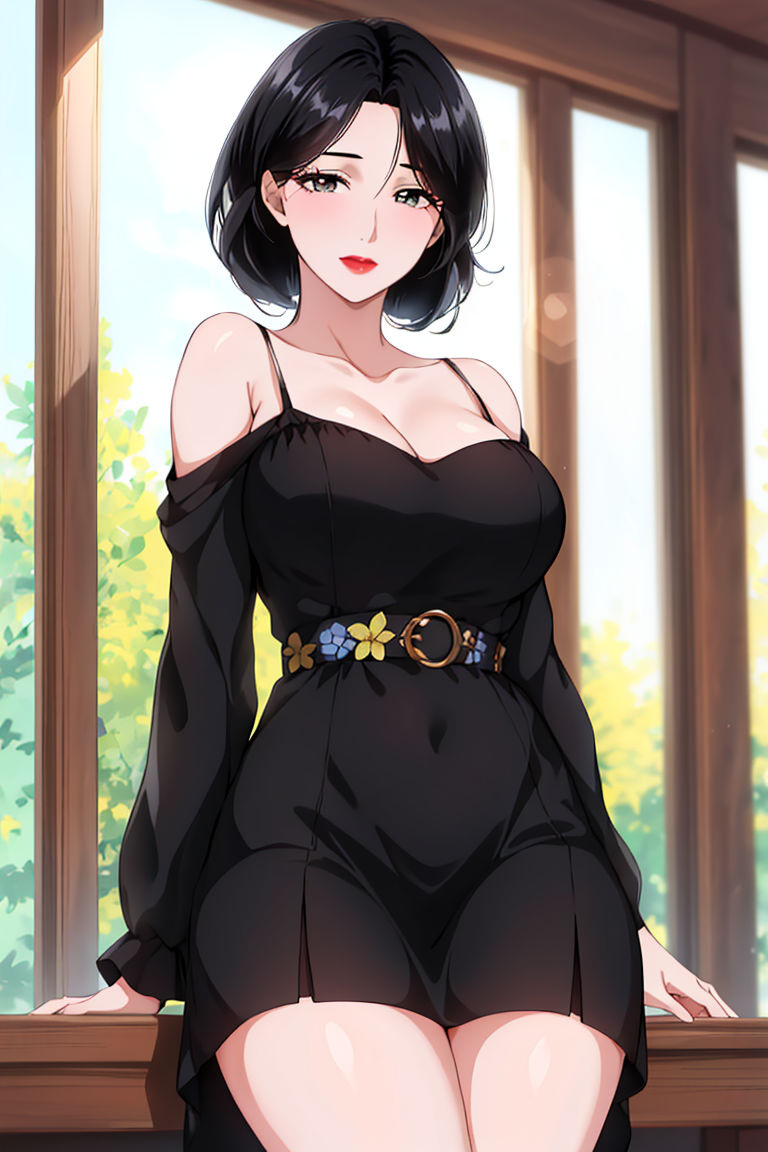 [AI绘画]美人母亲整合肉嫁高柳傢第01话