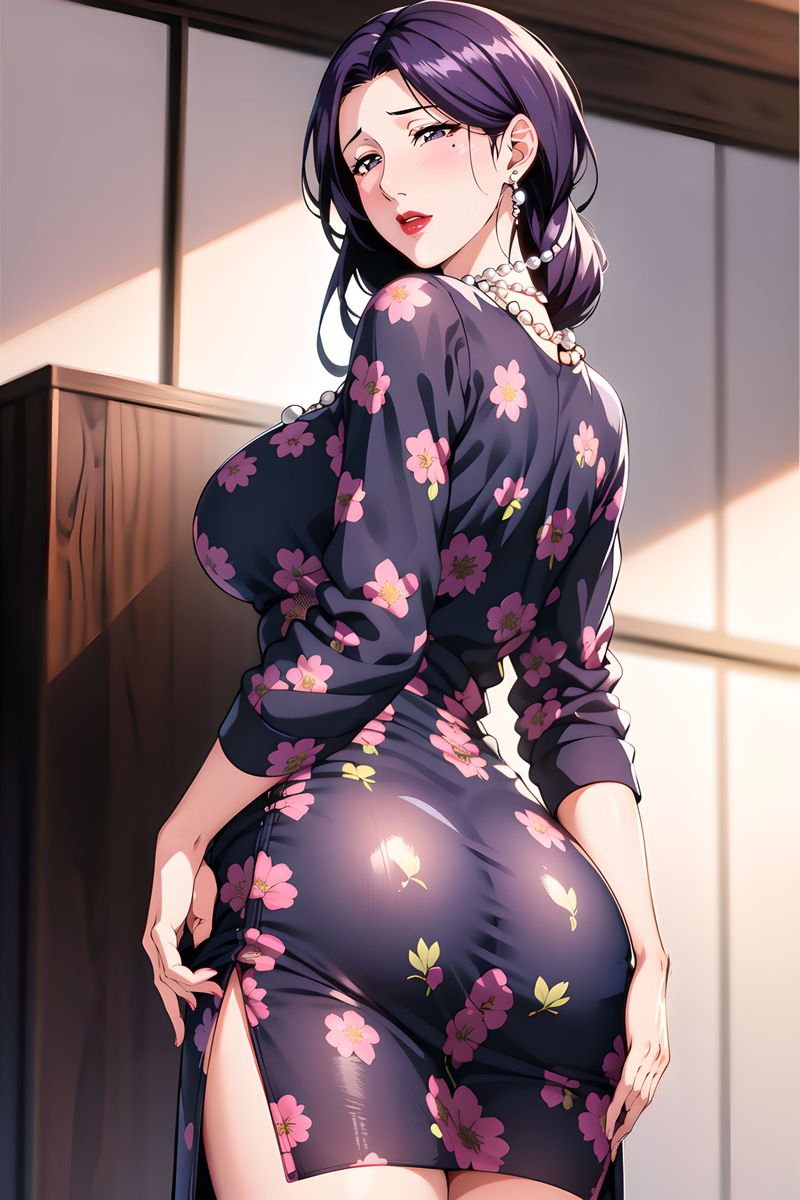 [AI绘画]美人母亲整合肉嫁高柳傢第04话