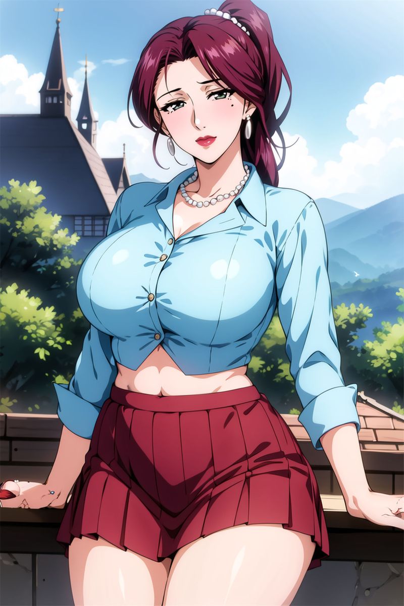 [AI绘画]美人母亲整合肉嫁高柳傢第05话