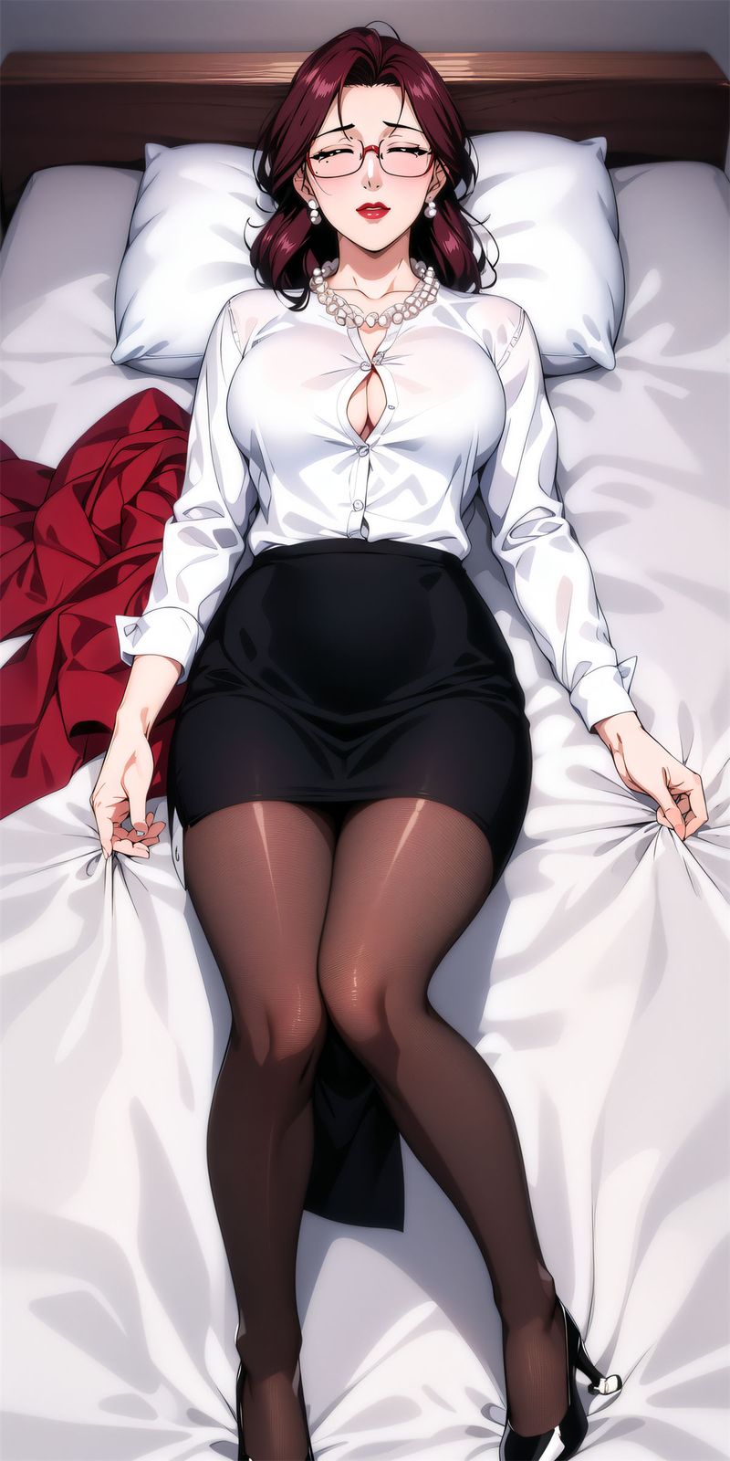 [AI绘画]美人母亲整合肉嫁高柳傢第06话