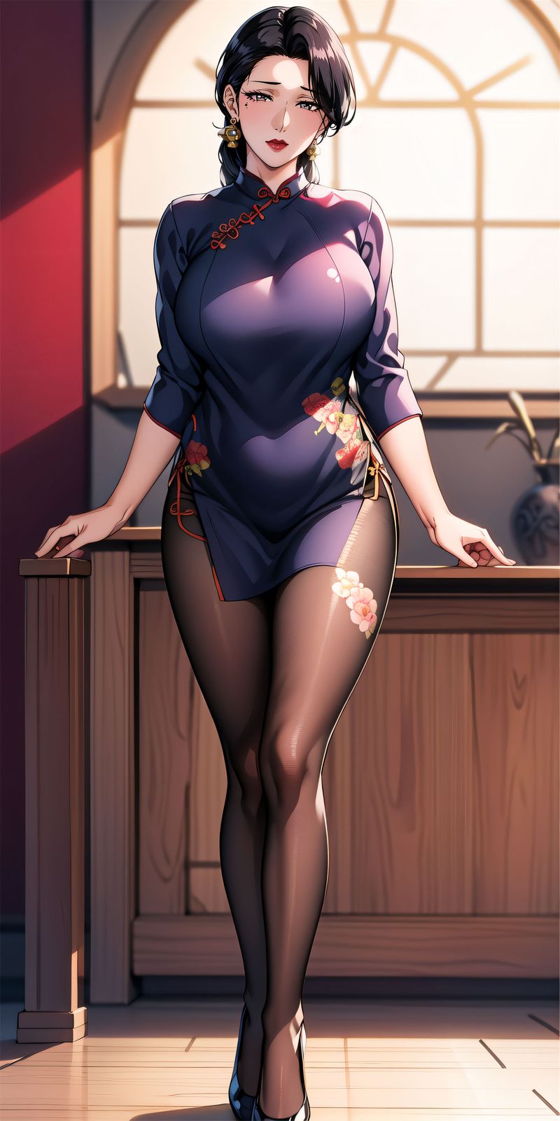 [AI绘画]美人母亲整合肉嫁高柳傢第06话