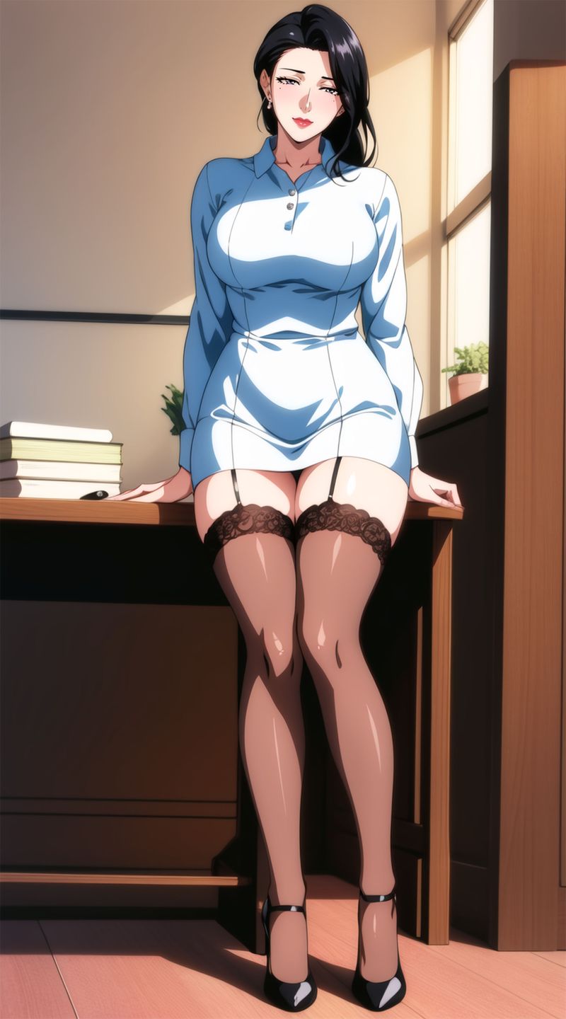 [AI绘画]美人母亲整合肉嫁高柳傢第07话