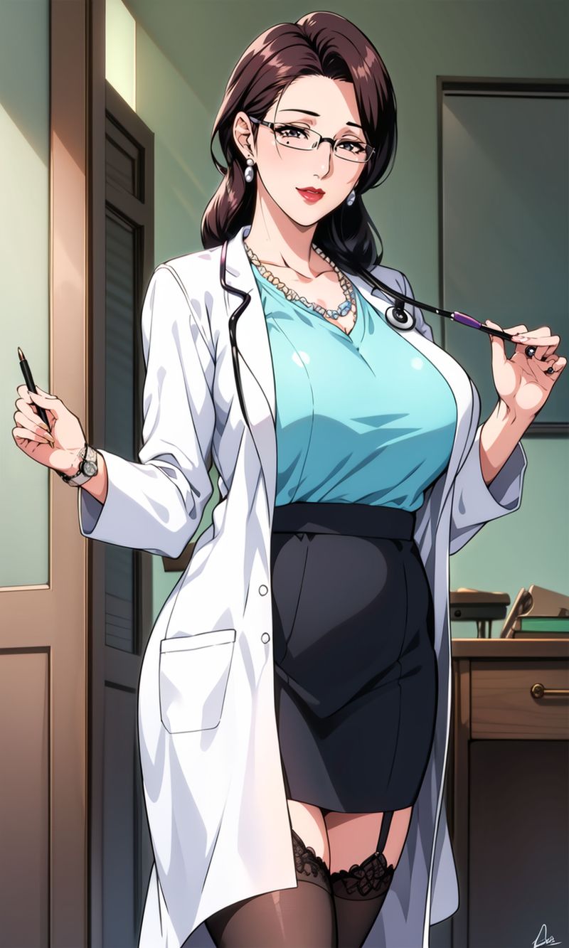 [AI绘画]美人母亲整合肉嫁高柳傢第07话