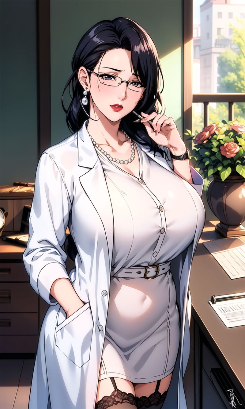 [AI绘画]美人母亲整合肉嫁高柳傢第07话