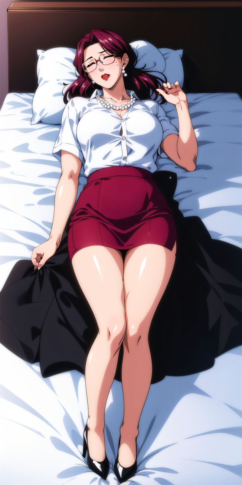 [AI绘画]美人母亲整合肉嫁高柳傢第07话