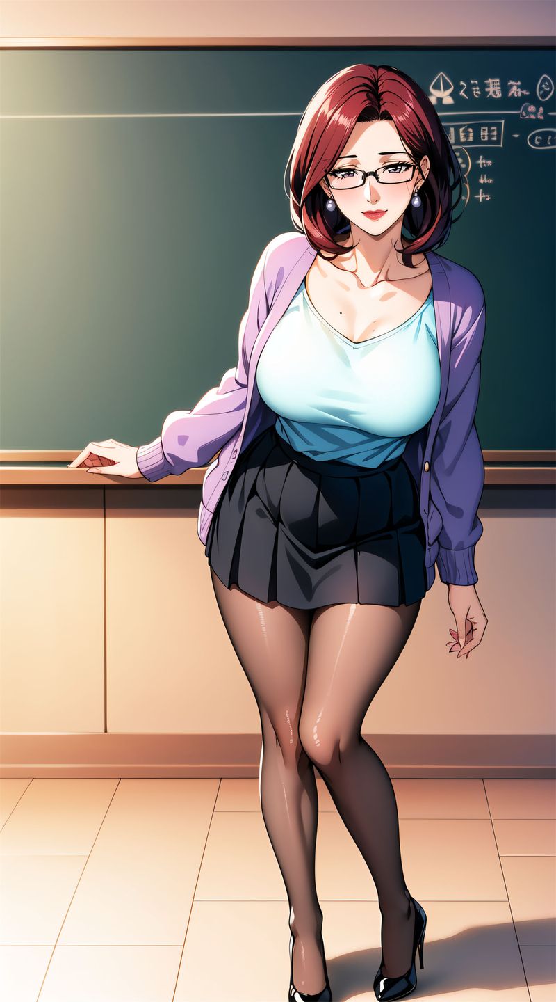 [AI绘画]美人母亲整合肉嫁高柳傢第08话