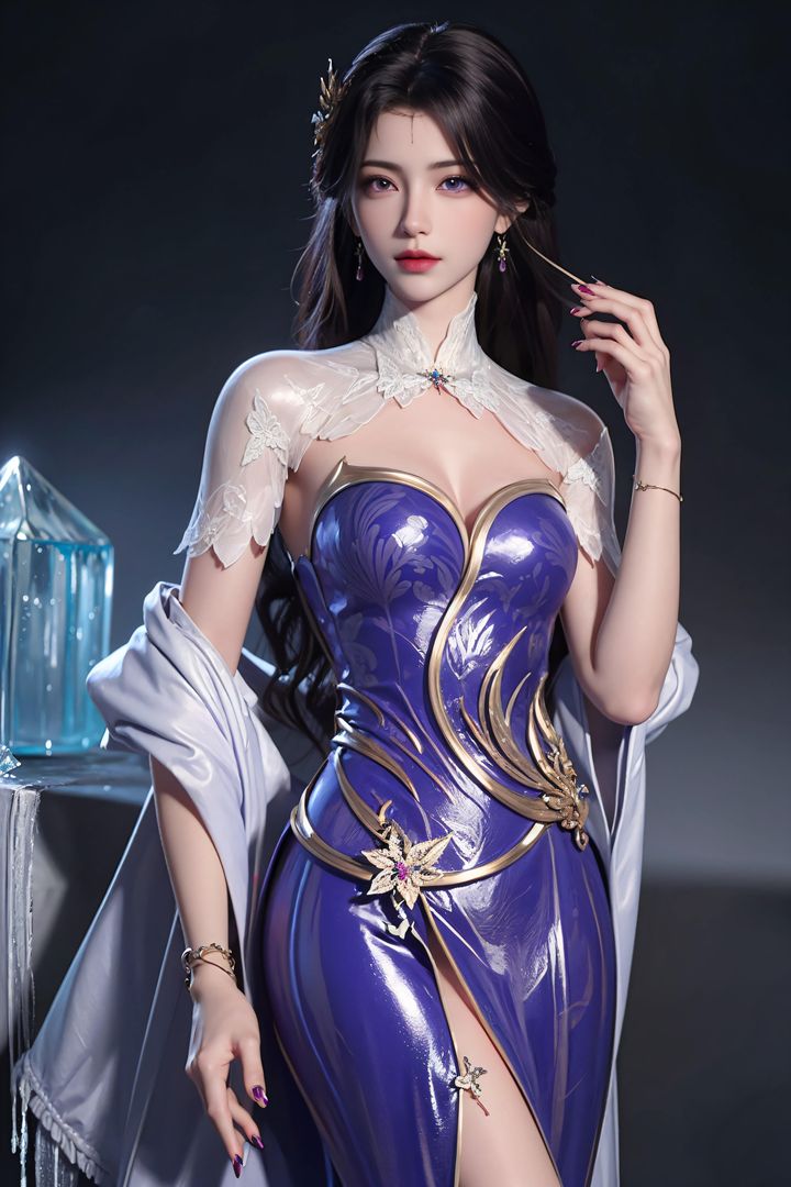 [AI绘画]国漫女主-阿七.蔷薇.高瑶.小舞.云曦.应天王后.美杜莎第05话