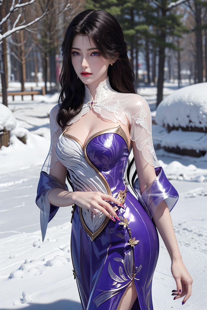 [AI绘画]国漫女主-阿七.蔷薇.高瑶.小舞.云曦.应天王后.美杜莎第05话