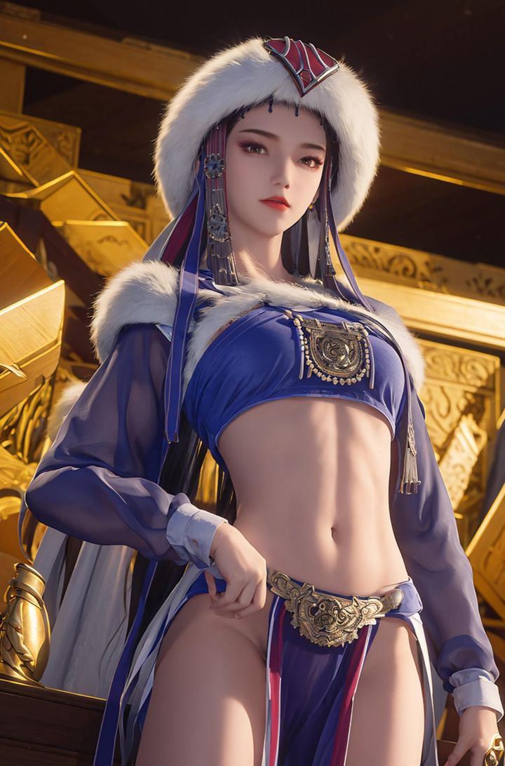 [AI绘画]国漫女主-阿七.蔷薇.高瑶.小舞.云曦.应天王后.美杜莎第06话