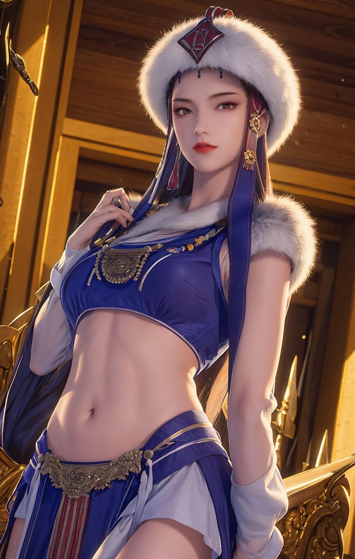 [AI绘画]国漫女主-阿七.蔷薇.高瑶.小舞.云曦.应天王后.美杜莎第06话