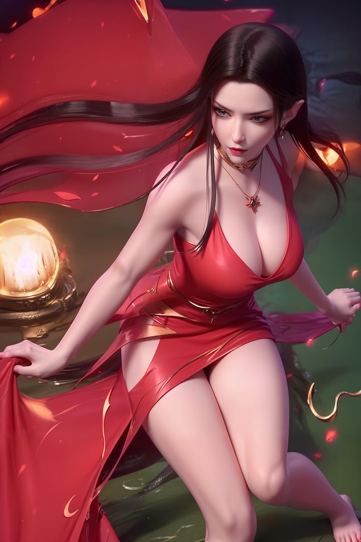 [AI绘画]国漫女主-阿七.蔷薇.高瑶.小舞.云曦.应天王后.美杜莎第07话