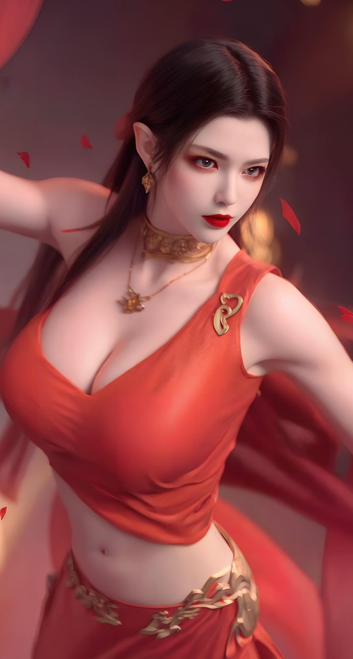 [AI绘画]国漫女主-阿七.蔷薇.高瑶.小舞.云曦.应天王后.美杜莎第08话