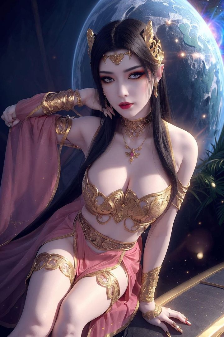 [AI绘画]国漫女主-阿七.蔷薇.高瑶.小舞.云曦.应天王后.美杜莎第08话