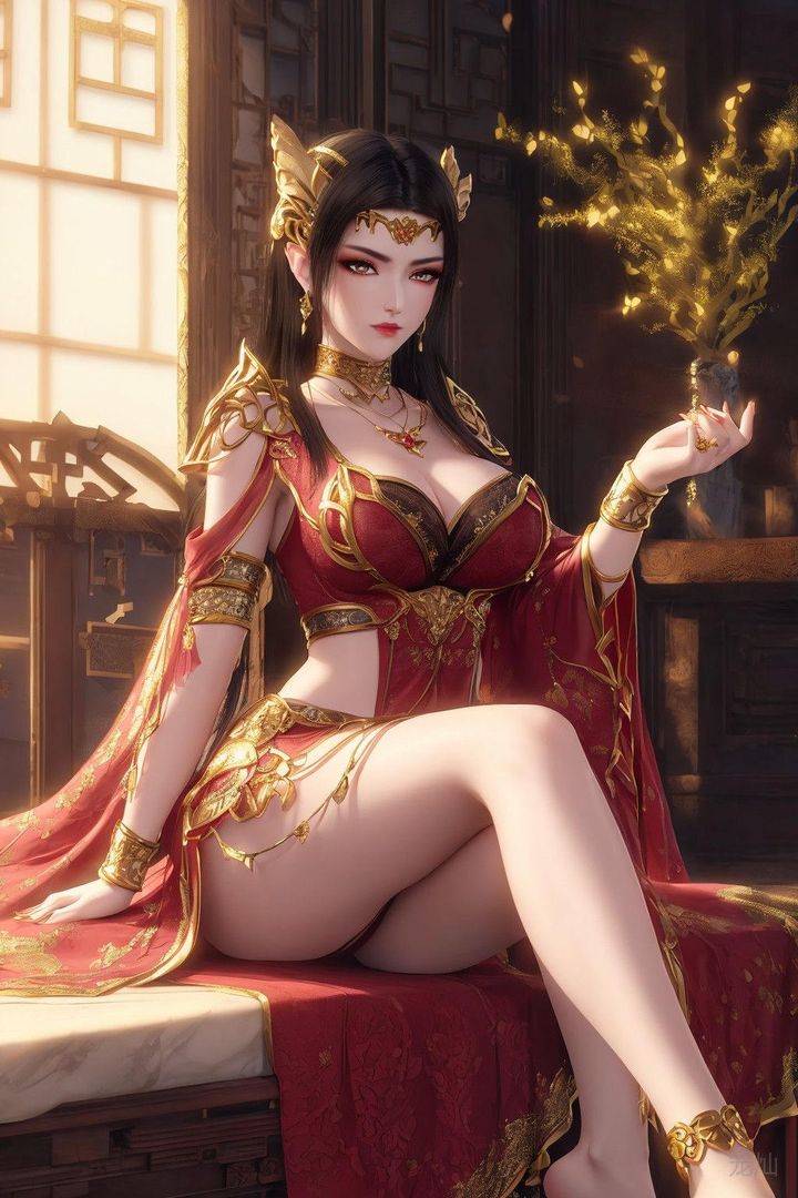 [AI绘画]国漫女主-阿七.蔷薇.高瑶.小舞.云曦.应天王后.美杜莎第08话