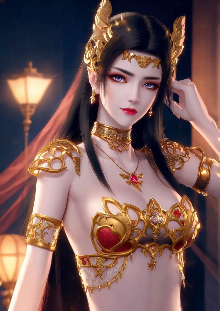 [AI绘画]国漫女主-阿七.蔷薇.高瑶.小舞.云曦.应天王后.美杜莎第08话