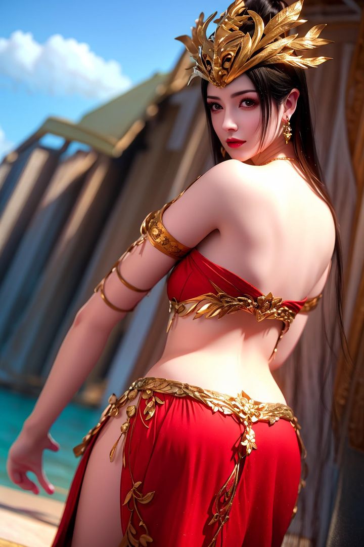 [AI绘画]国漫女主-阿七.蔷薇.高瑶.小舞.云曦.应天王后.美杜莎第09话