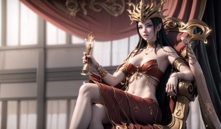 [AI绘画]国漫女主-阿七.蔷薇.高瑶.小舞.云曦.应天王后.美杜莎第10话