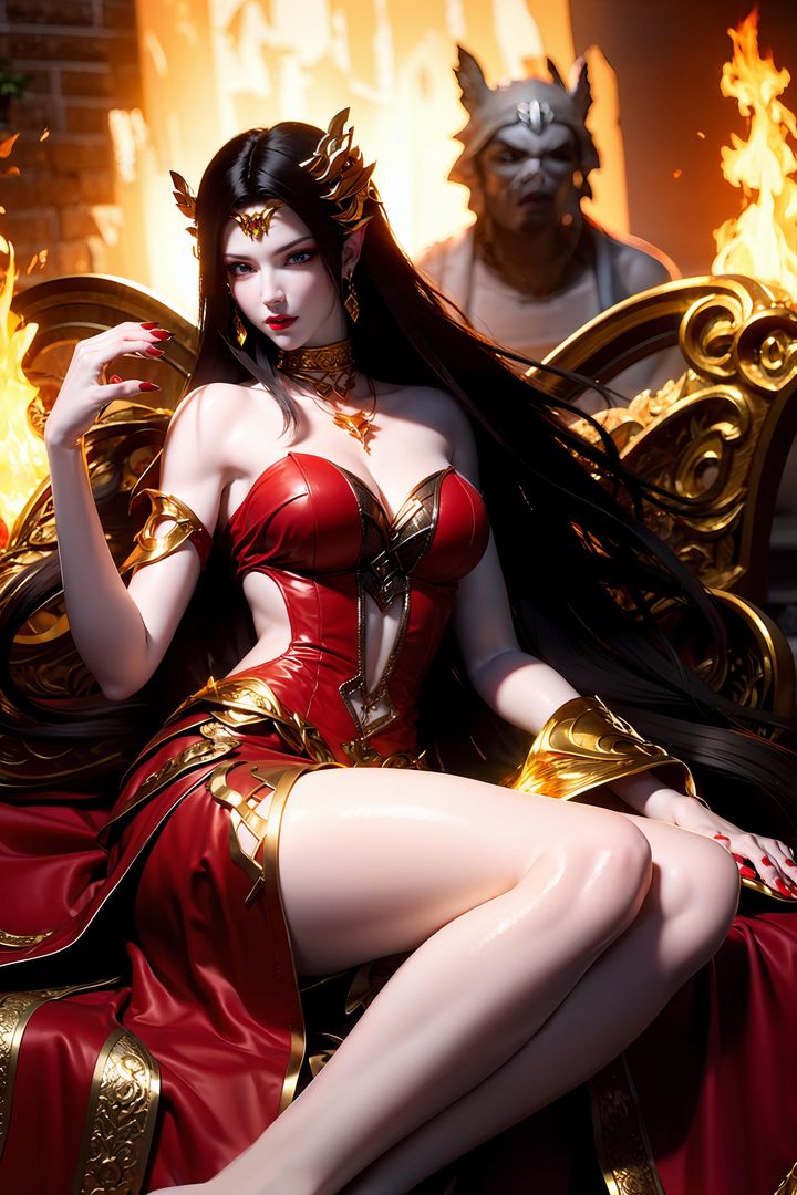 [AI绘画]国漫女主-阿七.蔷薇.高瑶.小舞.云曦.应天王后.美杜莎第10话