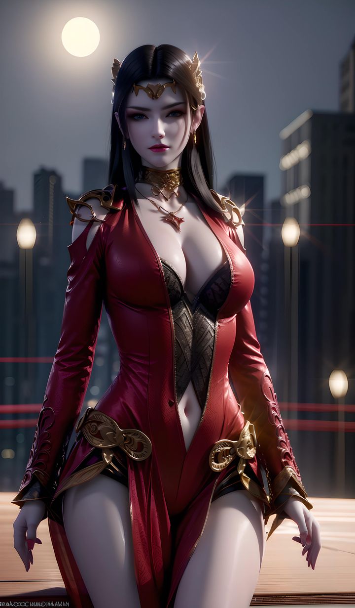 [AI绘画]国漫女主-阿七.蔷薇.高瑶.小舞.云曦.应天王后.美杜莎第13话-最终话