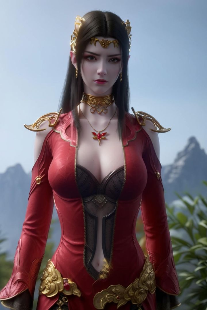 [AI绘画]国漫女主-阿七.蔷薇.高瑶.小舞.云曦.应天王后.美杜莎第13话-最终话